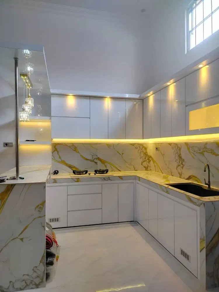 INTERIOR & CUSTOM FURNITURE KITCHEN SET LEMARI TV RAK TANGGA DLL