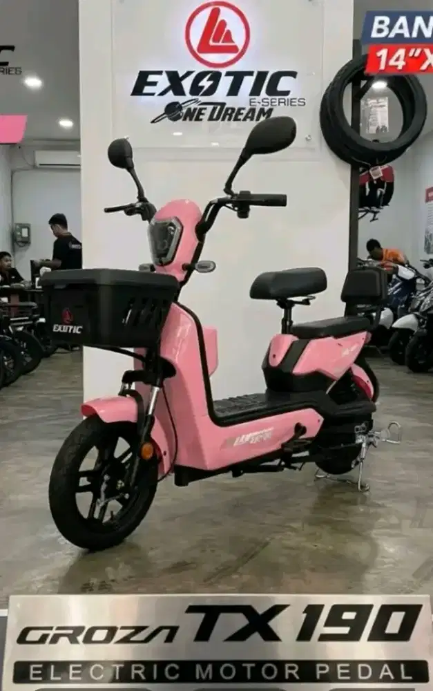 Sepeda Listrik Exotic Groza tx190 Berkualitas dan bergaransi
