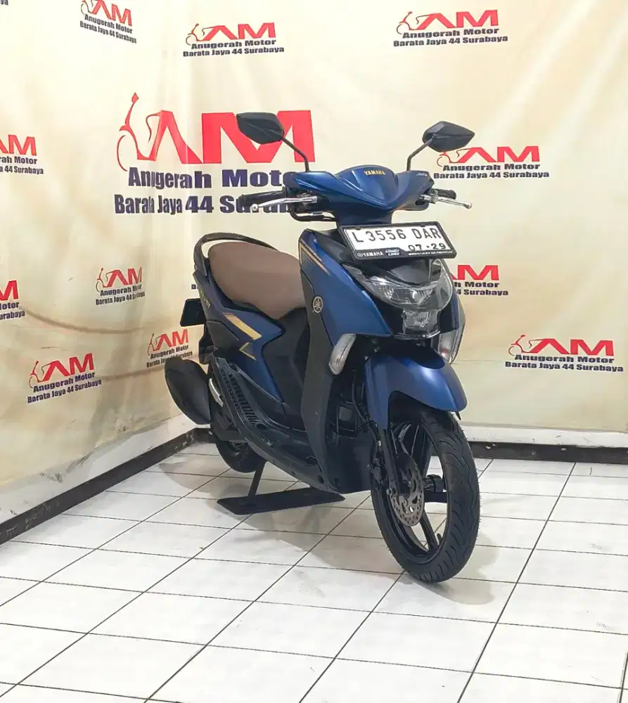 Km 11 Ribu Yamaha Gear 125 Aks Tahun 2024 warna biru Doff
