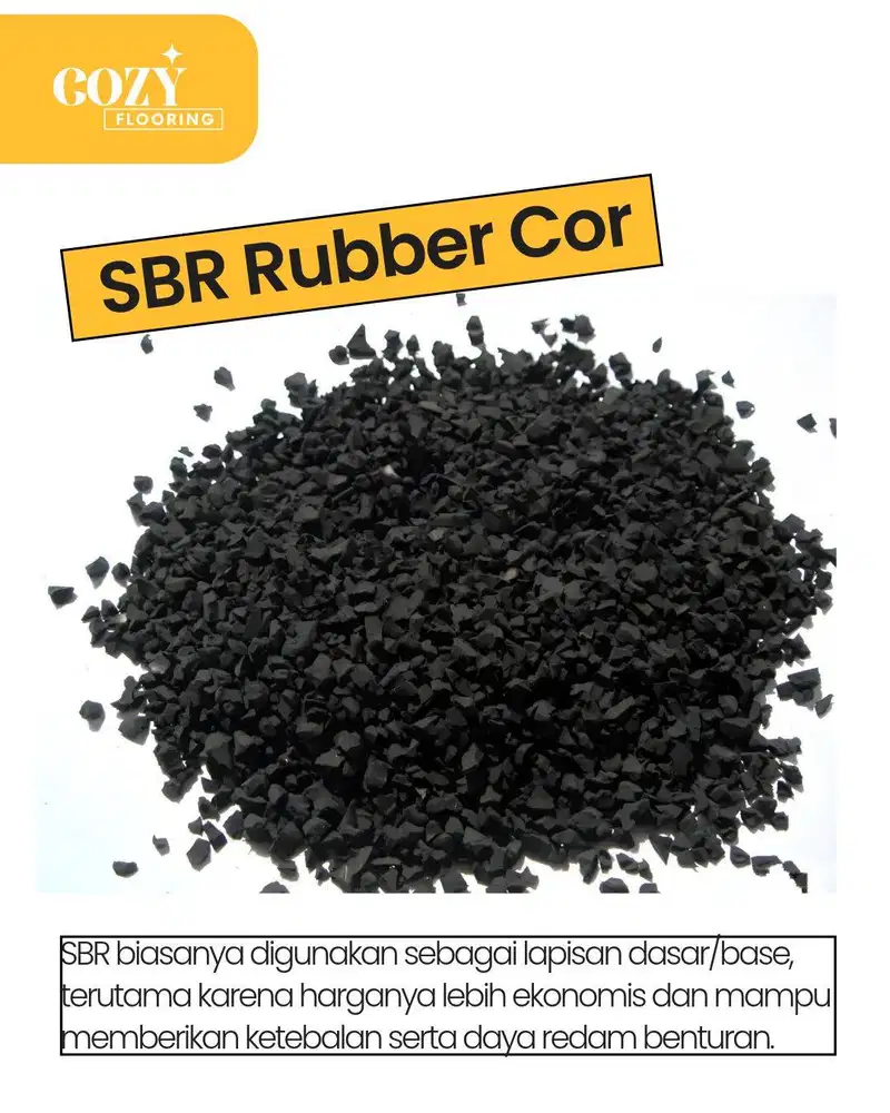 Rubber SBR Hitam / SBR untuk Dasar atau Base / PER SAK / PER KARUNG