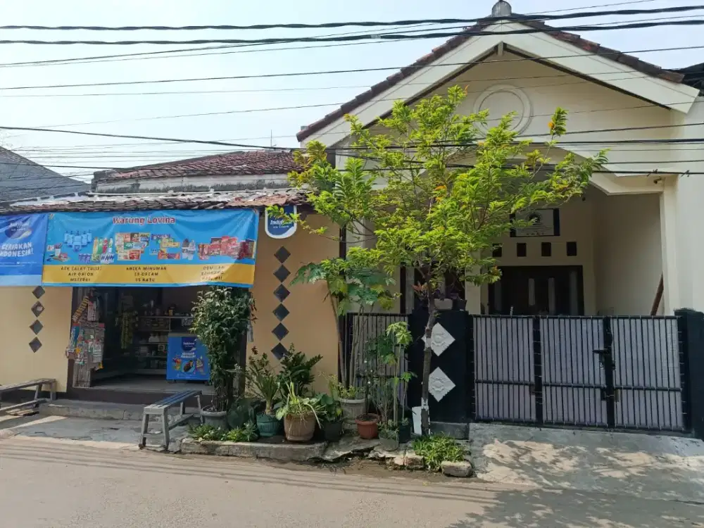 Dijual Rumah + Usaha Warung | Komp Patria Jaya depan SDN 05 Jatirahayu