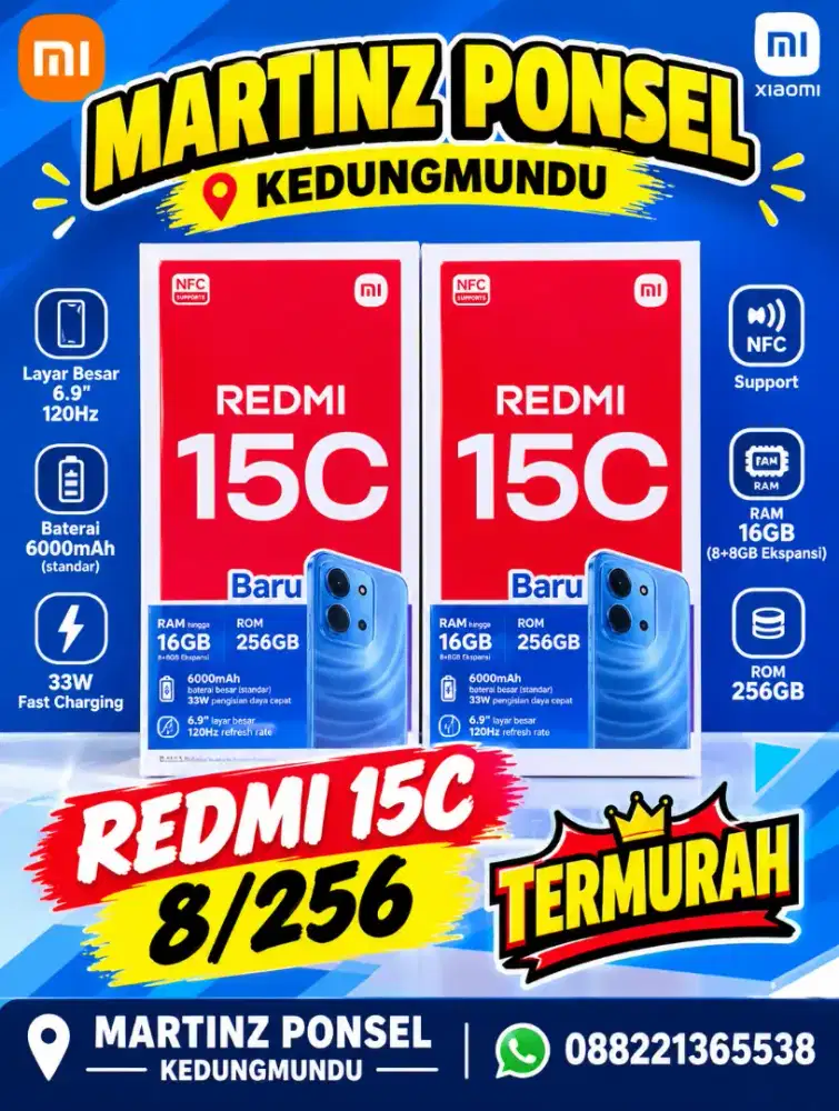 Redmi 15c 8/256 new