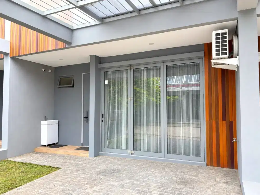 Rumah 2 lantai di Cluster Asera Nishi luas 6x12 72meter type 3KT Harapan Indah Bekasi