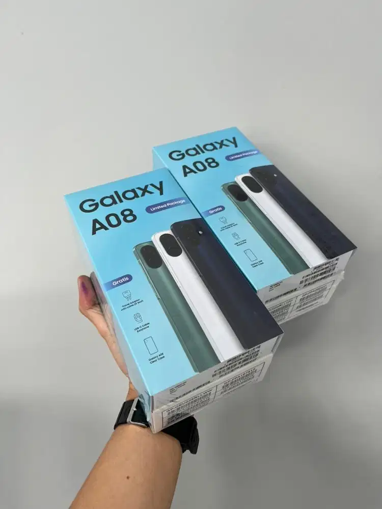 Samsung Galaxy A08 4/128 GB New Segel Garansi Resmi 12 Bulan Promo