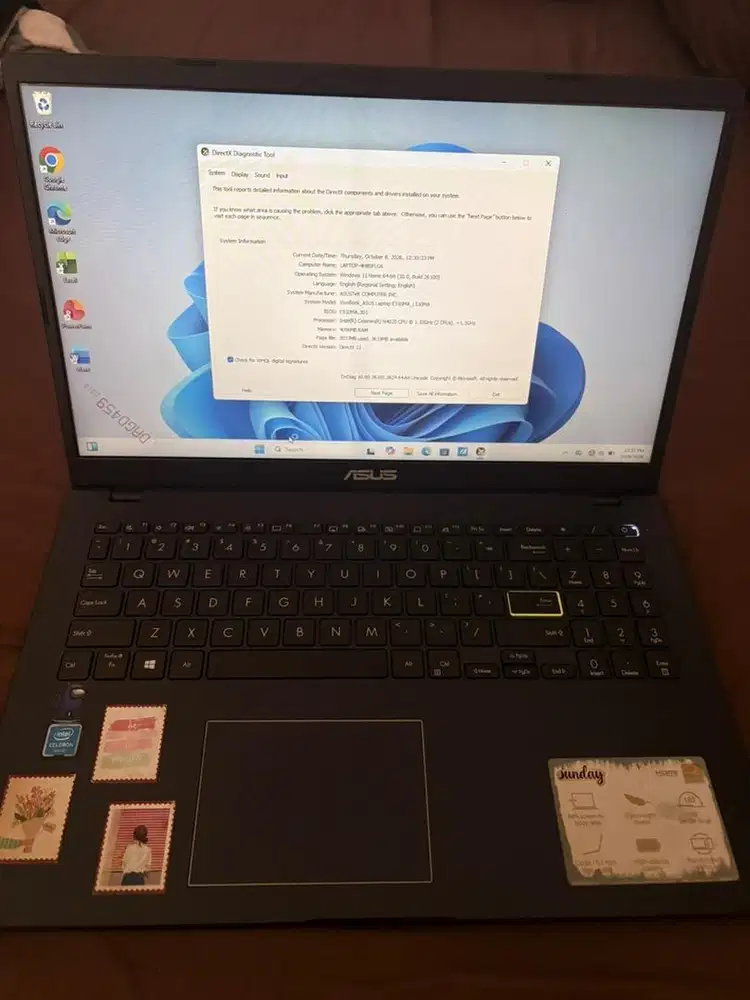 LAPTOP SECOND ASUS