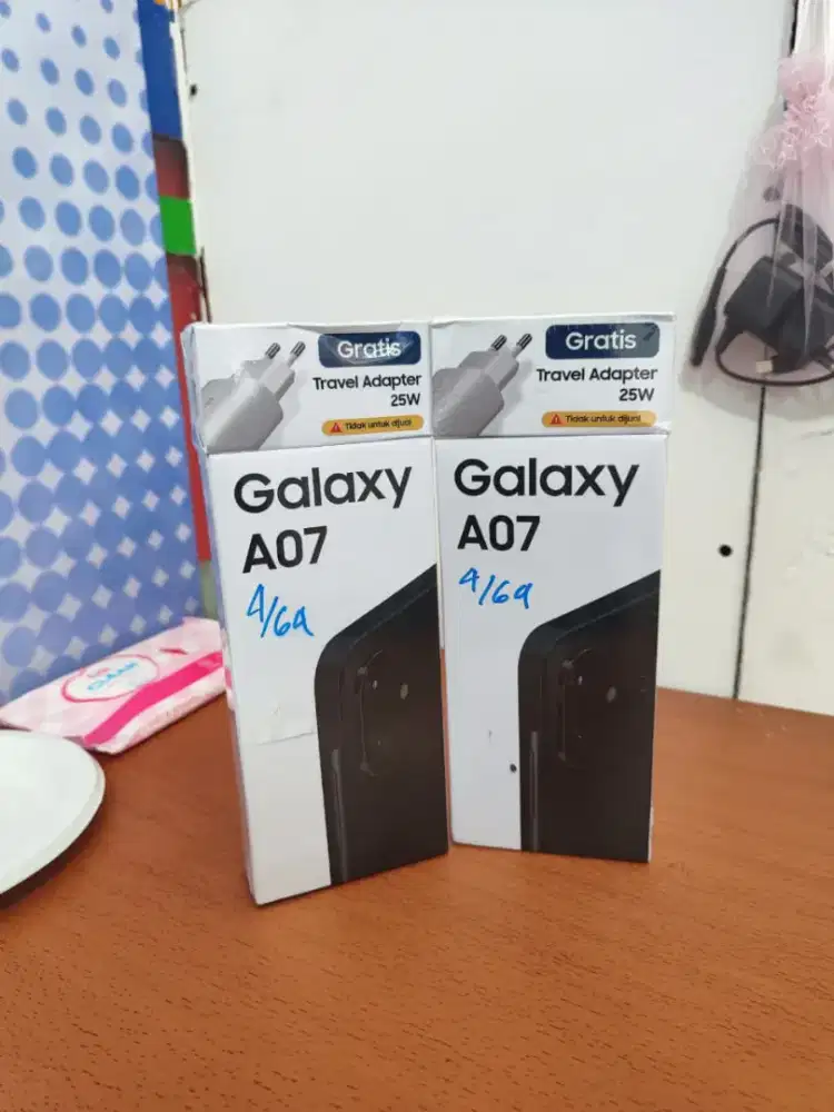 New Samsung A07 4/64 Free adapter