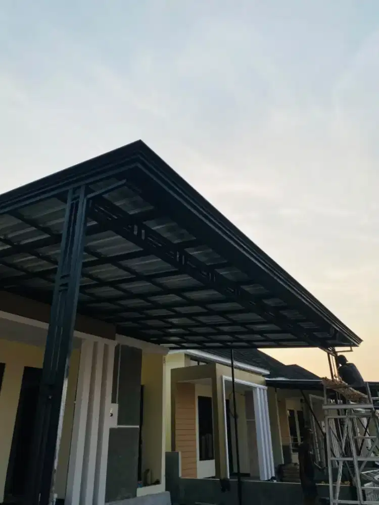 Kanopi besi minimalis
