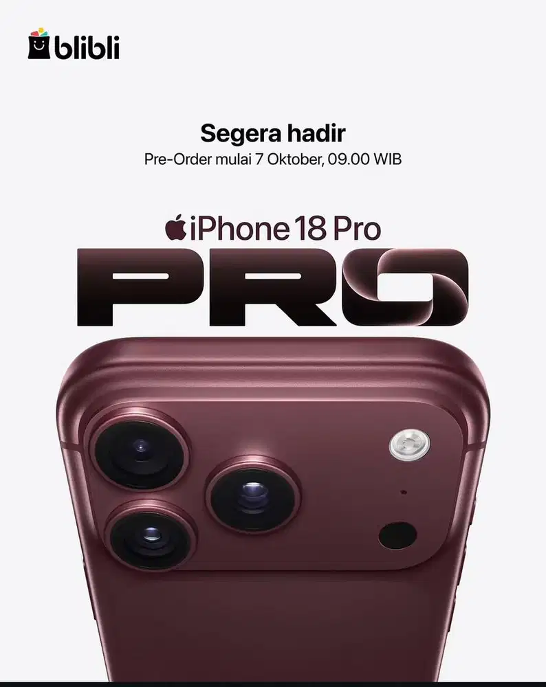 PO iPhone 18pro dan 18ProMax