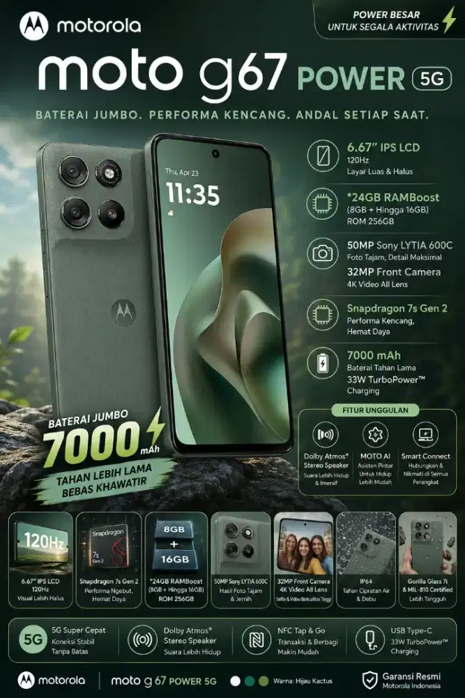 Motorola G67 Power 8/256