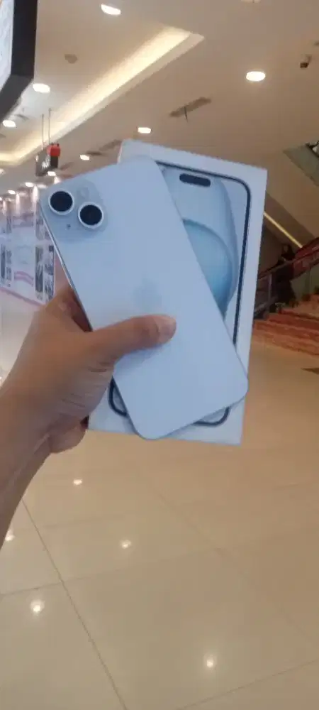 Hp second iphone 15 128gb blue ibox fullset