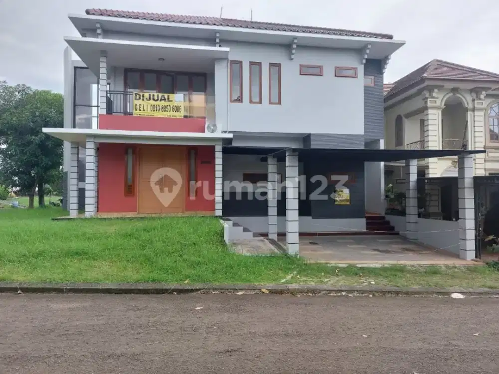 Turun Harga Rumah Hoek 2 Lantai Bangun Sendiri di Legenda Wisata Harga Nego