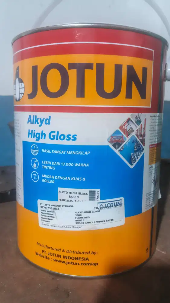 Jotun Alkyd High GlossFlame Red (RAL 3000)