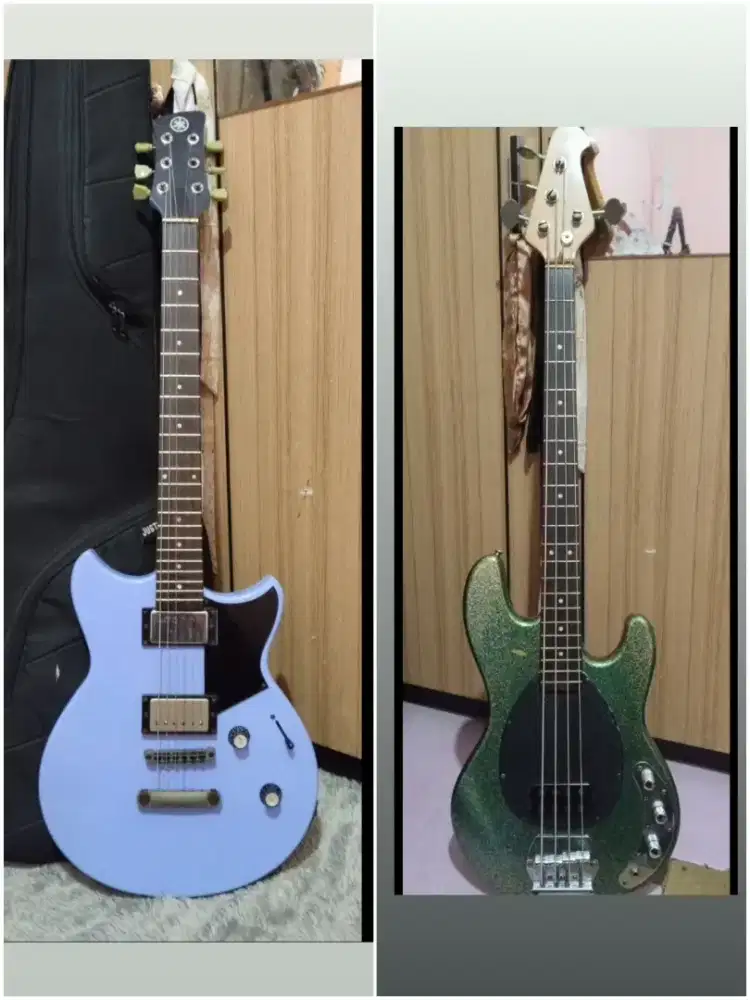 pketan gitar elektrik dan bass mantap berkualitas nett