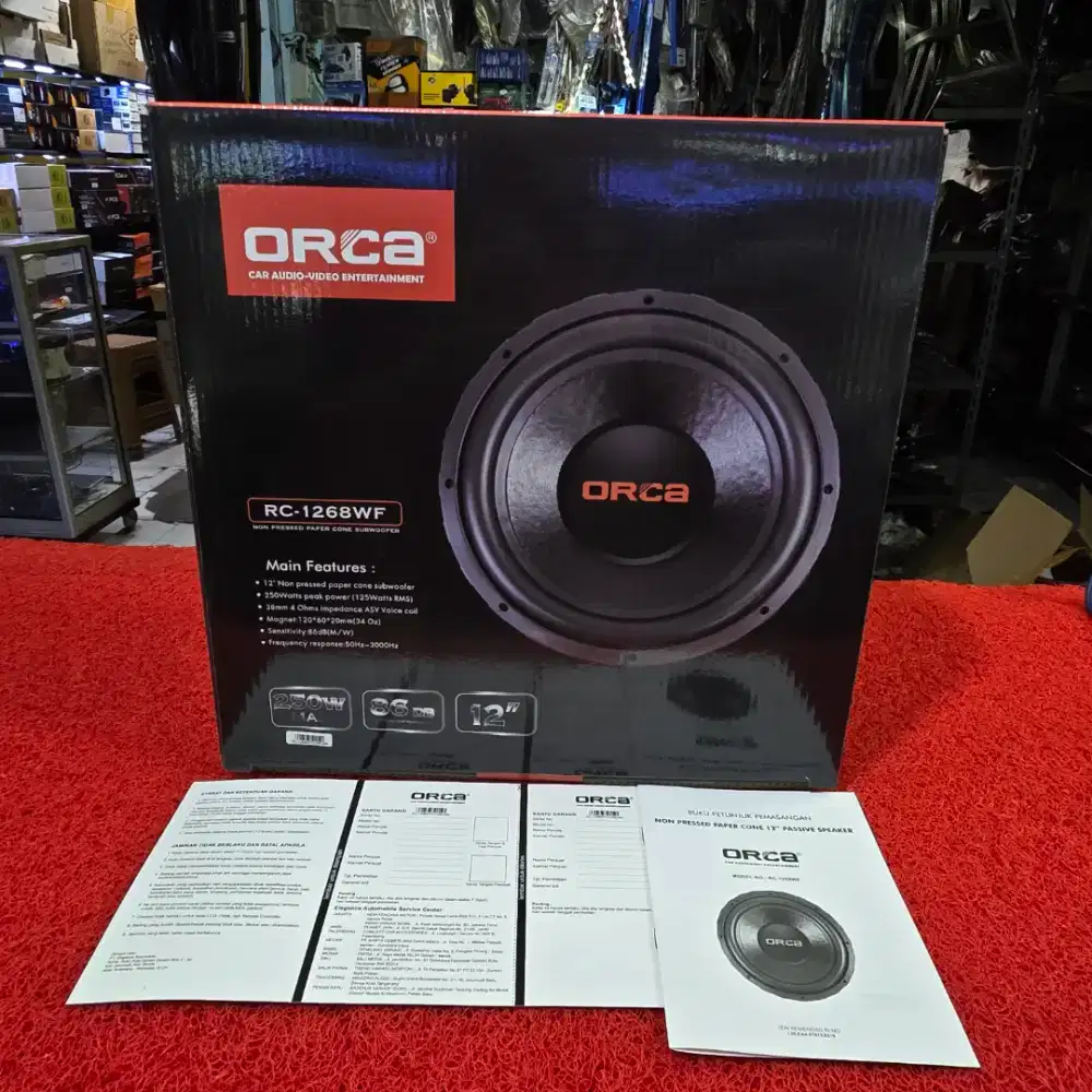 Subwoofer ORCA RC-1268WF Subwoofer ORCA 12 in