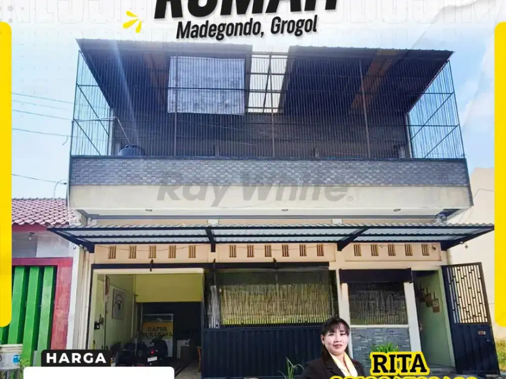 Dijual Rumah 2 Lantai Solo Baru Selangkah Pakuwon Mall