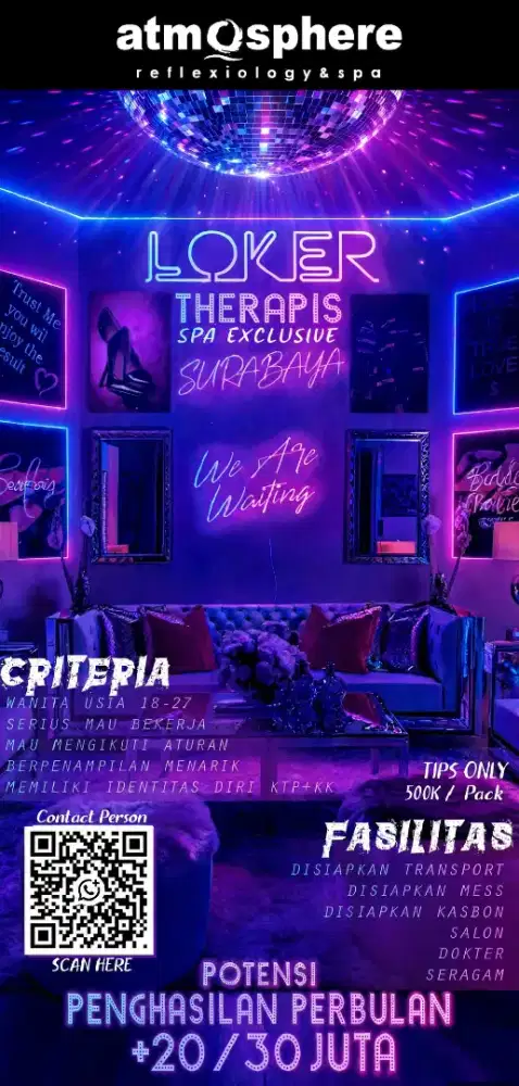 LOWONGAN SPA THERAPIST, LC