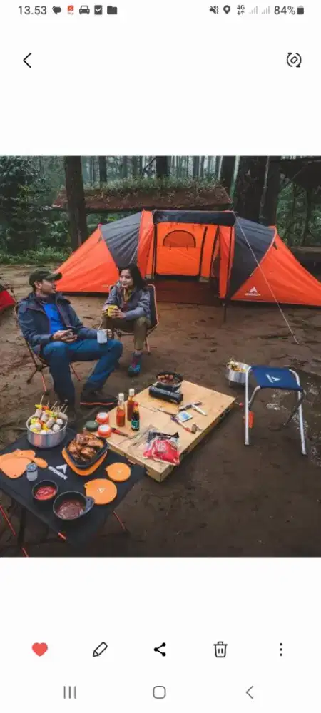 Tenda camping eiger rendezvous 6p