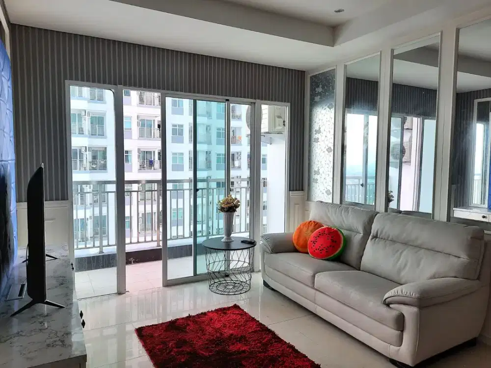 Disewakan Condominium Greenbay 2BR, Full Furnished, Sea View dan City View.