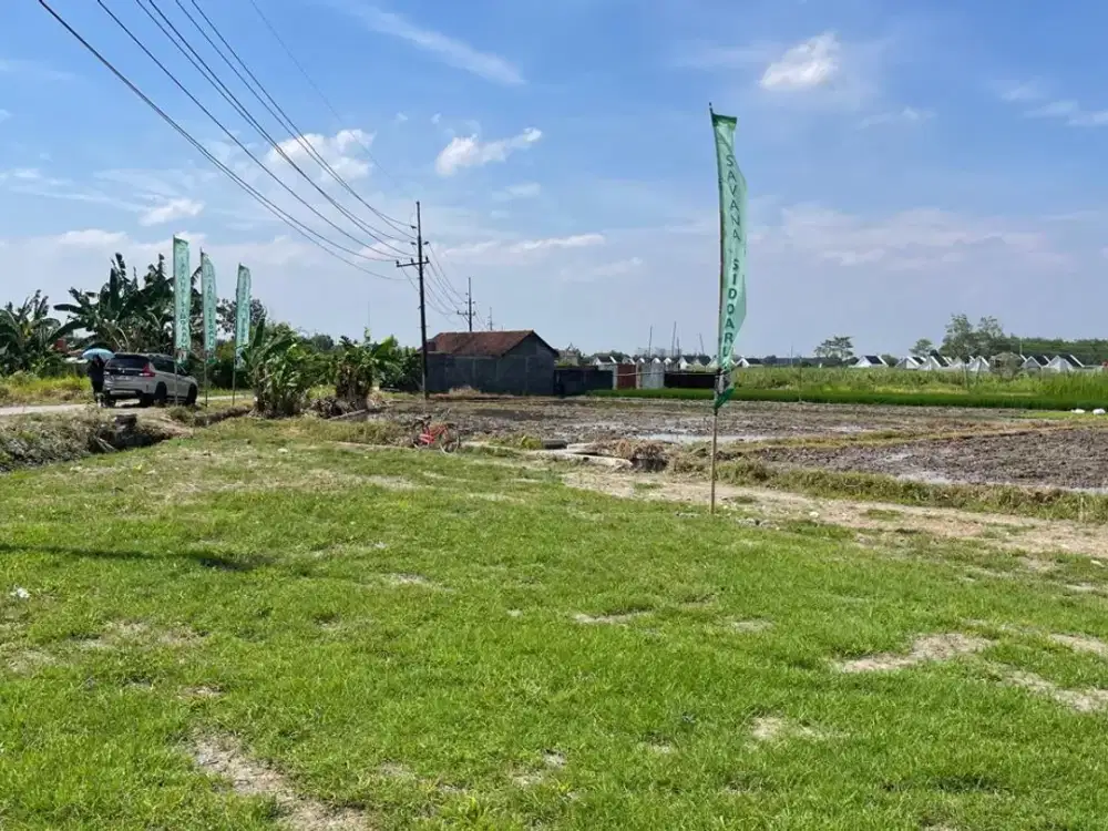 Jual Murah Tanah SHM Sidoarum Godean Bisa Tempo