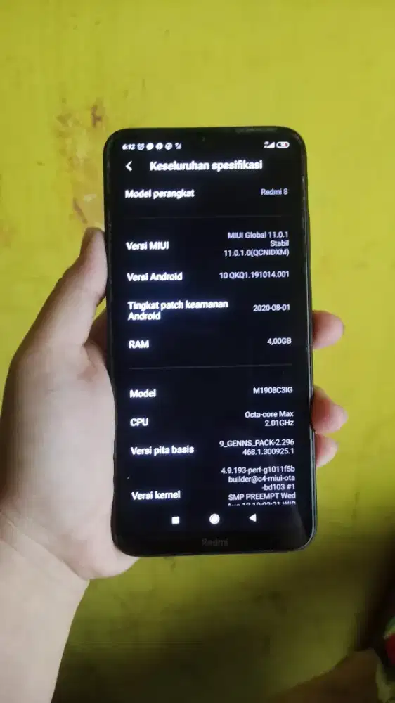 Redmi 8 ram 4/64gb