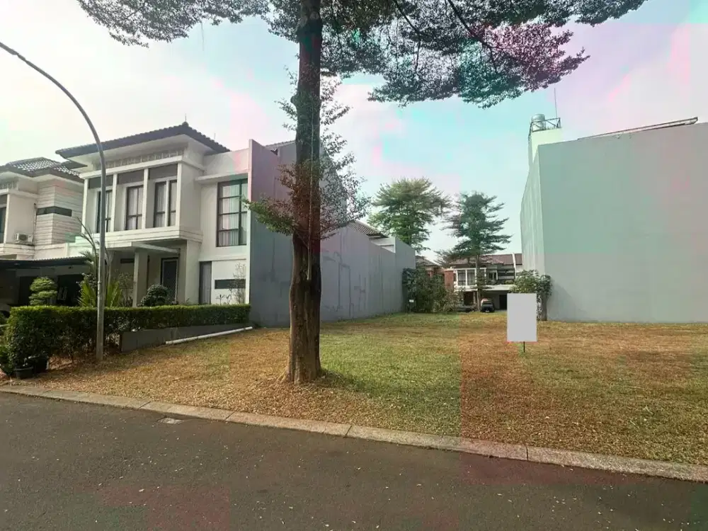 KAVLING ALAM SUTERA! SUTERA JINGGA LT 240M², HADAP SELATAN