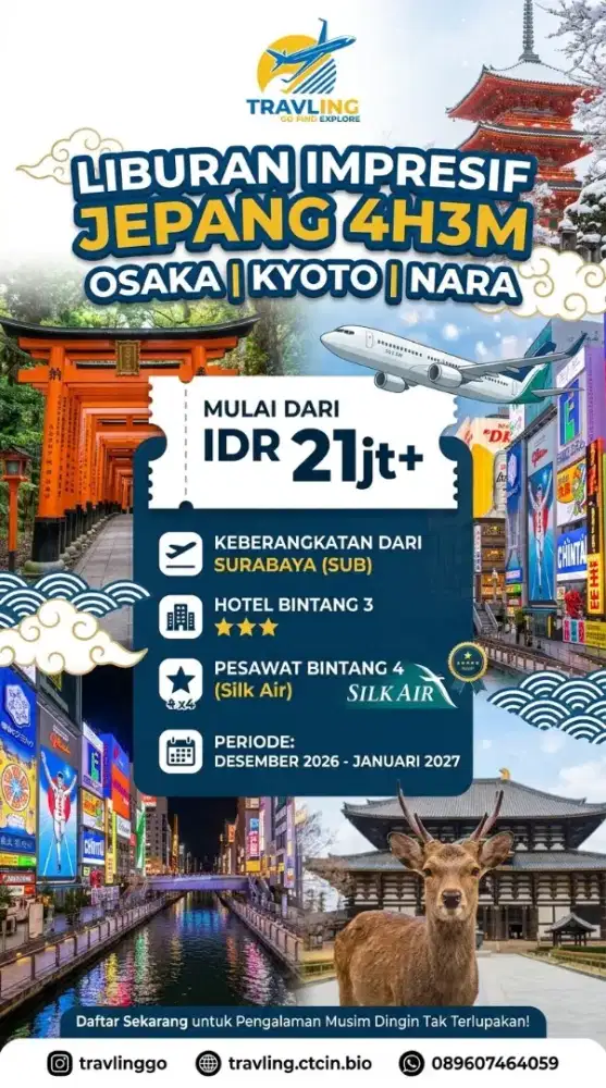 Travling for arround the world untuk keluarga tercinta biaya hemat
