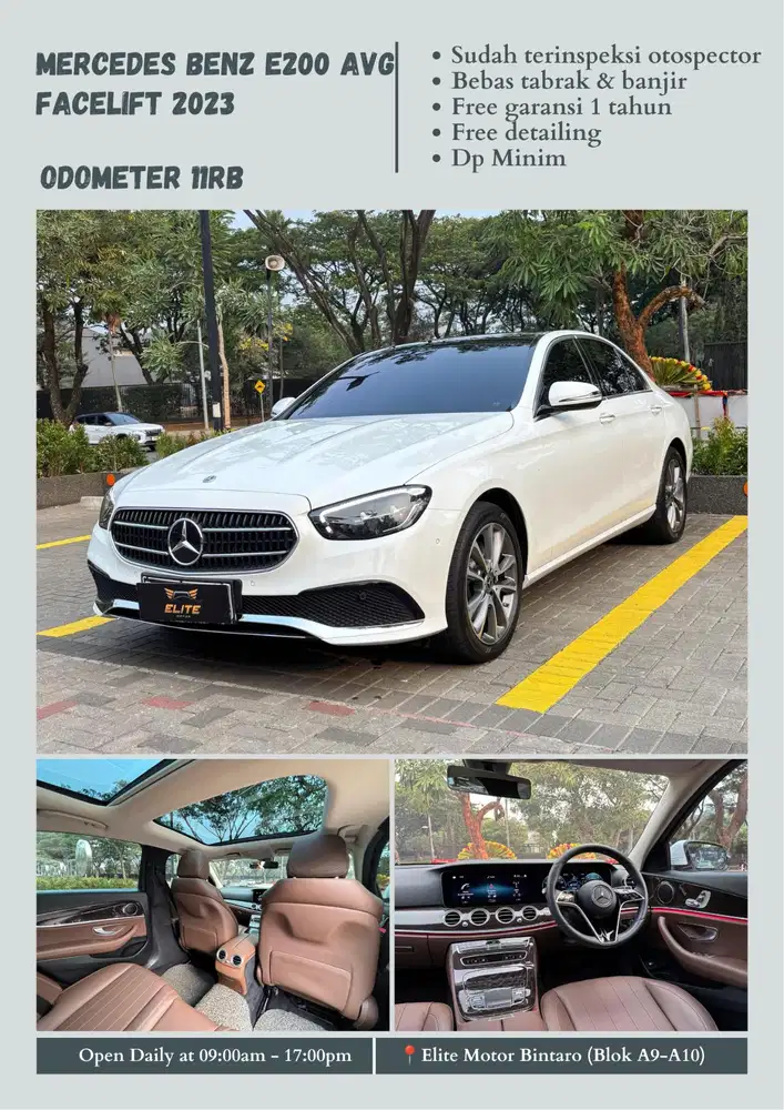 Mercedes Benz E200 AVG Facelift 2023