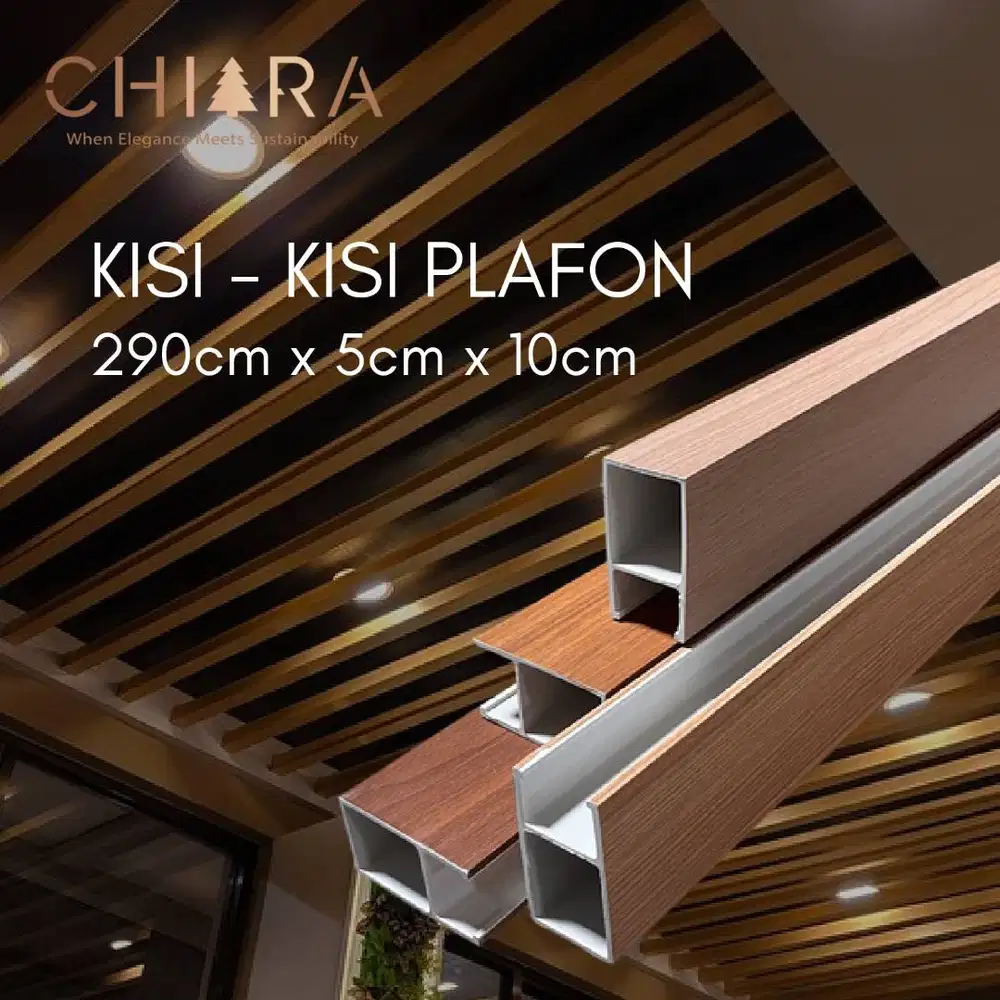 CHIARA Kisi-Kisi Plafon 290cm x 5cm x 10cm / Plafon Partisi Click On H