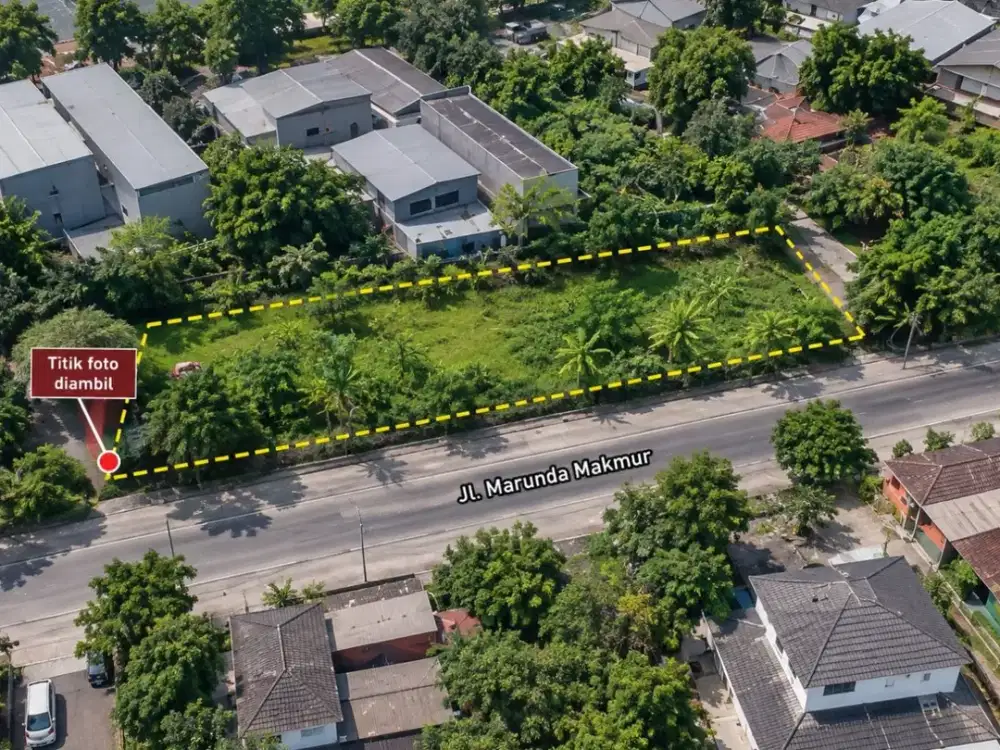 Tanah Kavling seluas 3.389meter (depan STIP Jakarta) Marunda Jakarta Utara