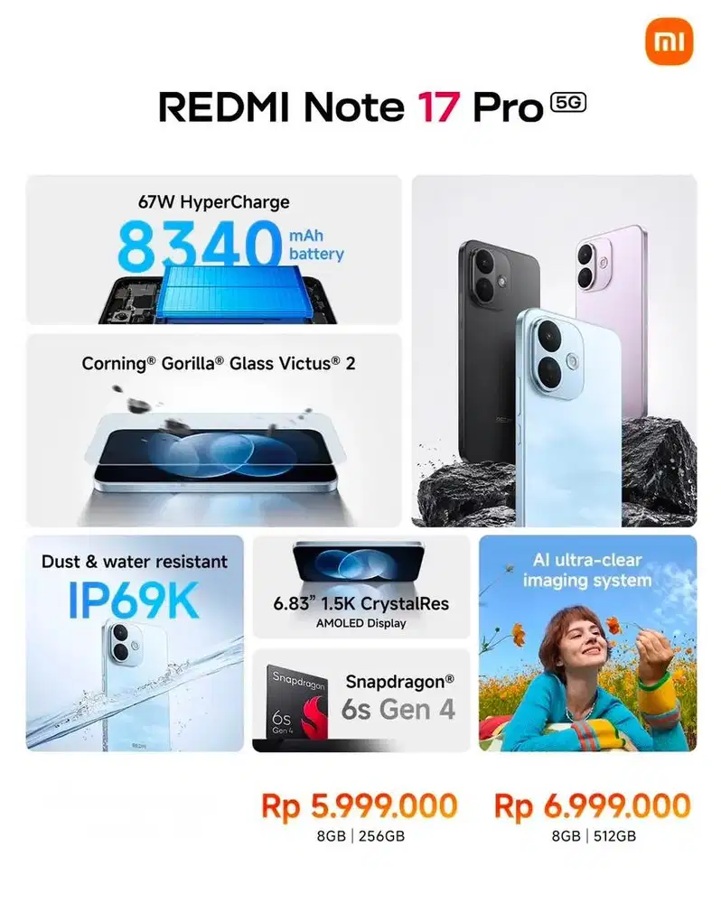 Promo Cashback Redmi Note 17 Pro Series