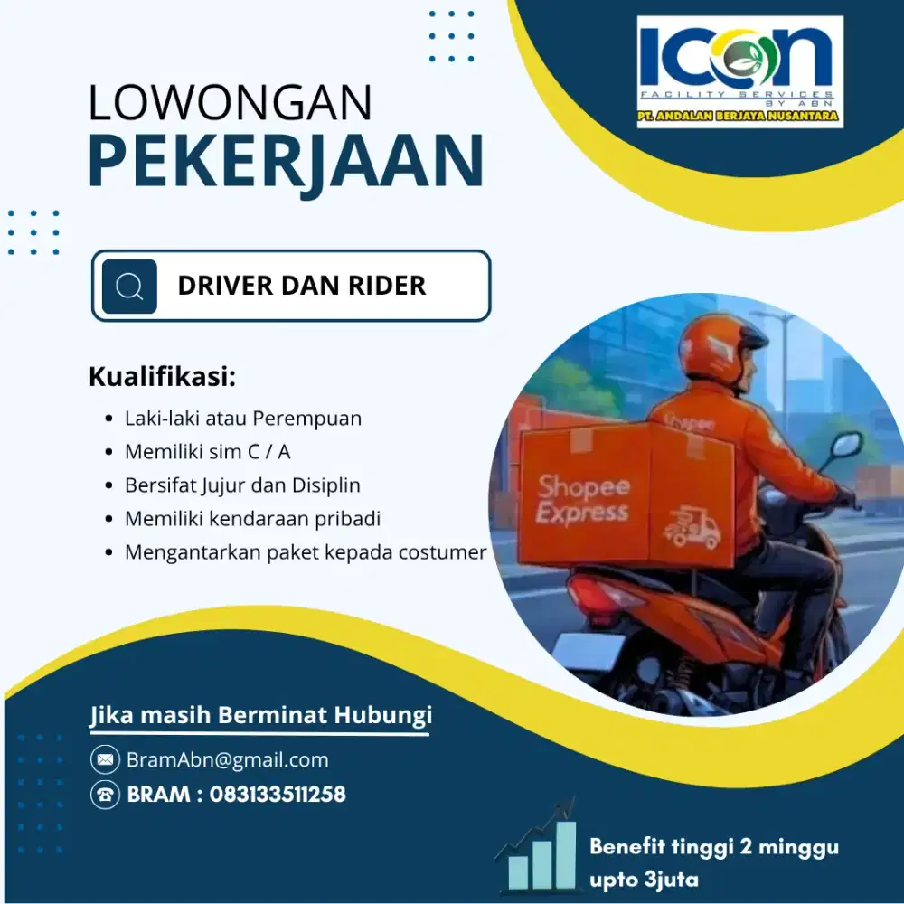 Di Butuhkan Segera kurir Last mile Spx express