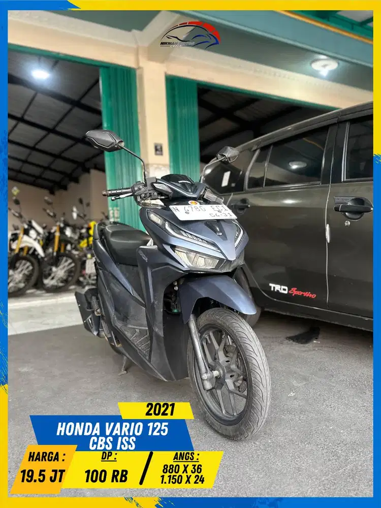 HONDA VARIO 125 CBS ISS 2021 MESIN AMAN POL MASZEHH HIKMAH MOTOR KEPUH