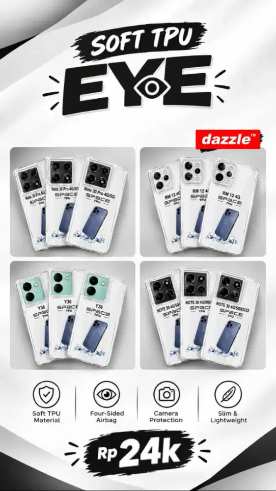 Soft TPU Eye Iphone and Android