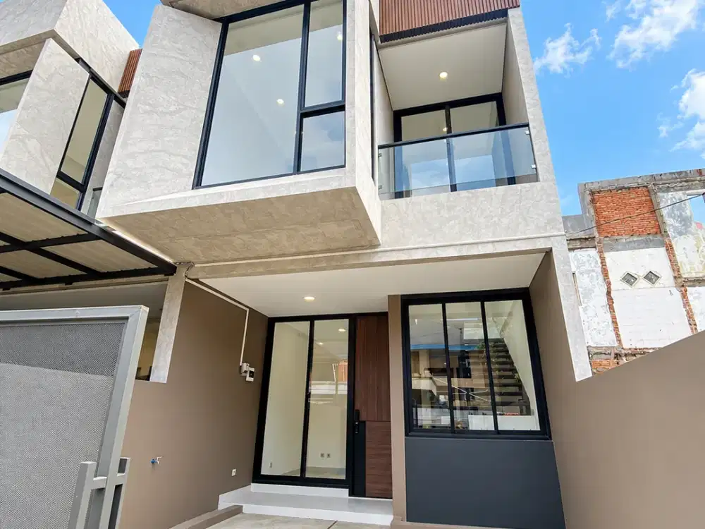 Rumah 2 Lantai 5x14 70m2 3KT SHM Full Furnished Strategis di Cengkareng Jakarta Barat