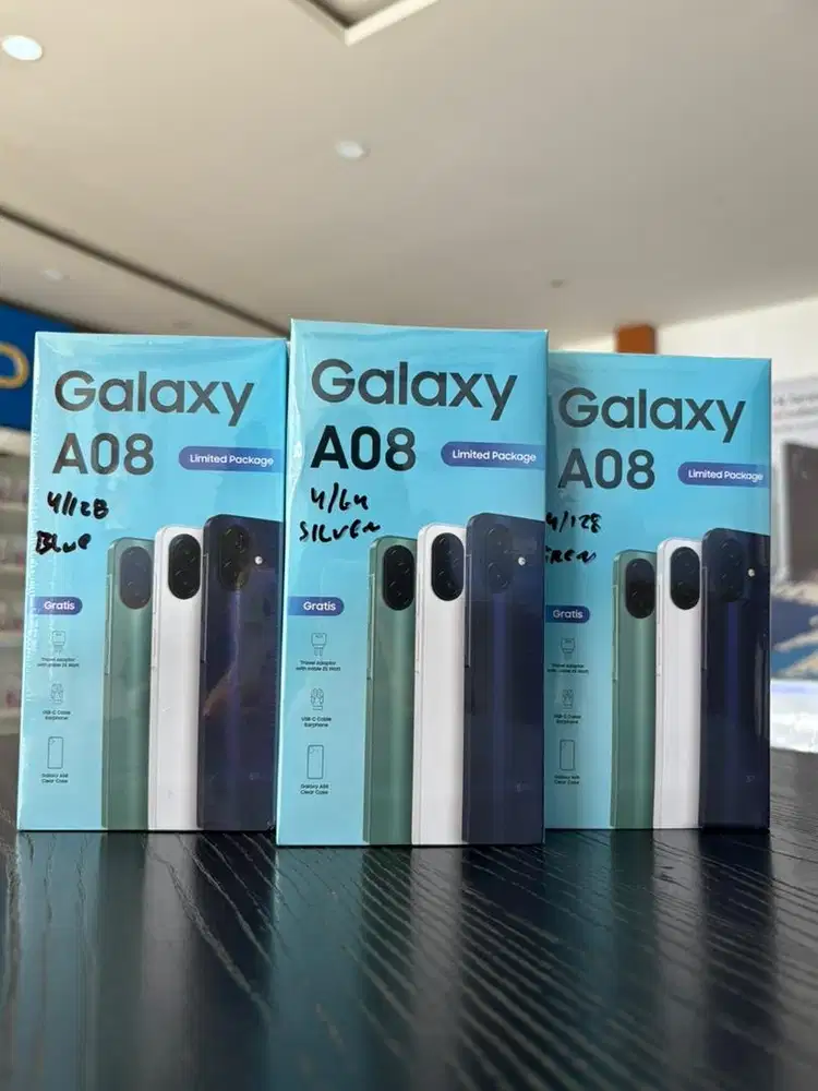 PROMO SAMSUNG A08  4/128 PAKET KOMPLIT