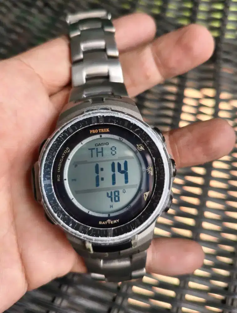 Jam Casio Protrek PRW3000T titanium
