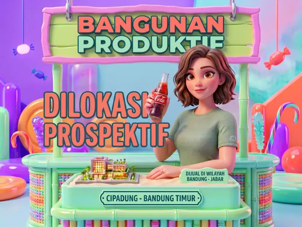 JUAL GEDUNG KANTOR DI CIPADUNG, CIBIRU, CILEUNYI, BANDUNG TIMUR.