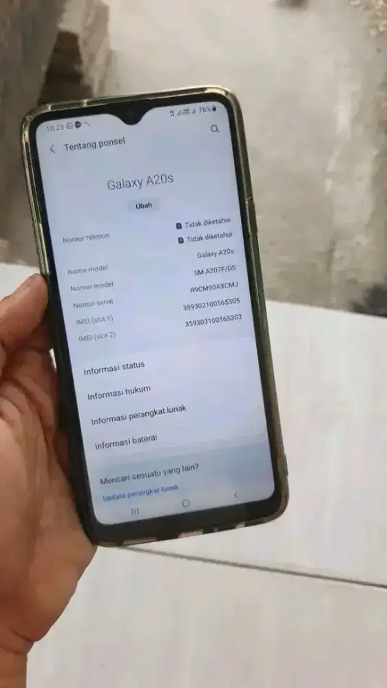 Samsung a20s 3/64