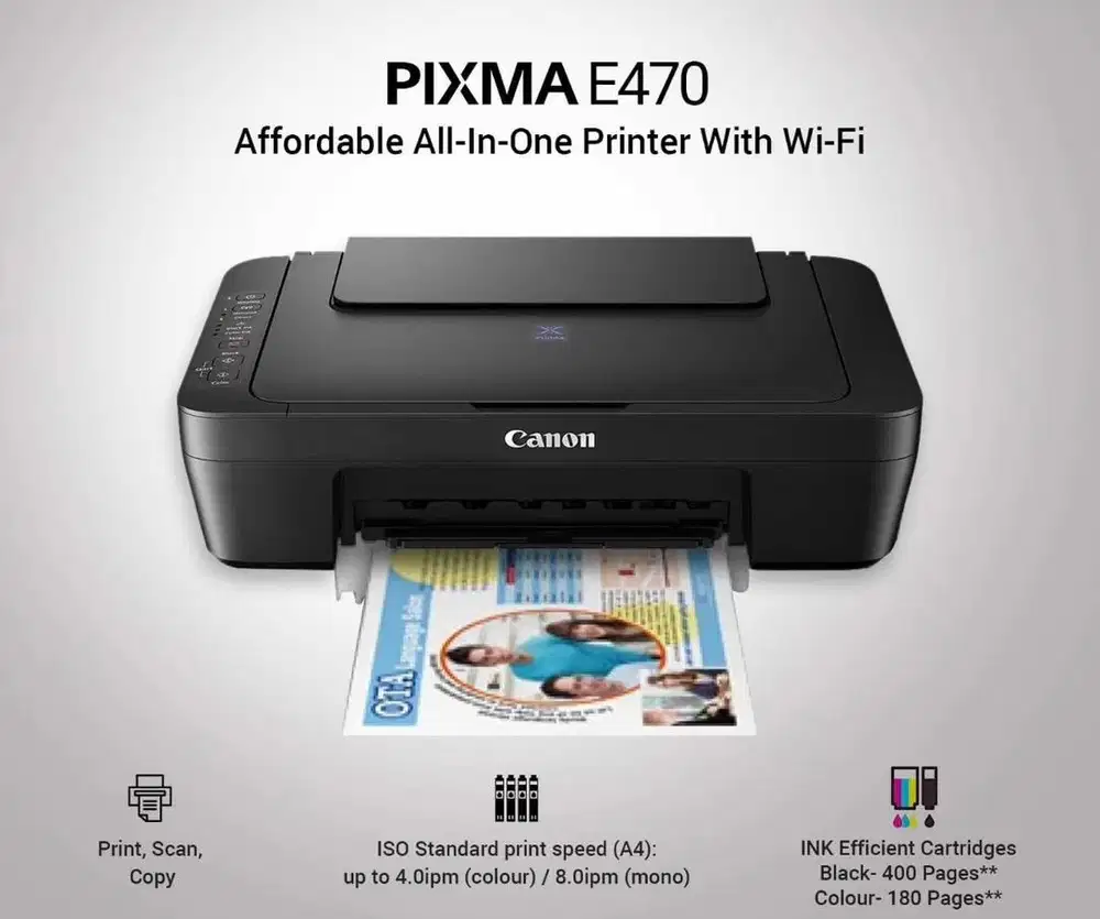 Canon - PIXMA E470 (wifi)