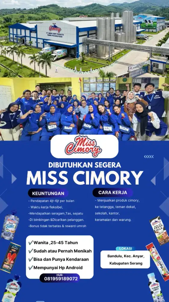 Lowongan Miss Cimory