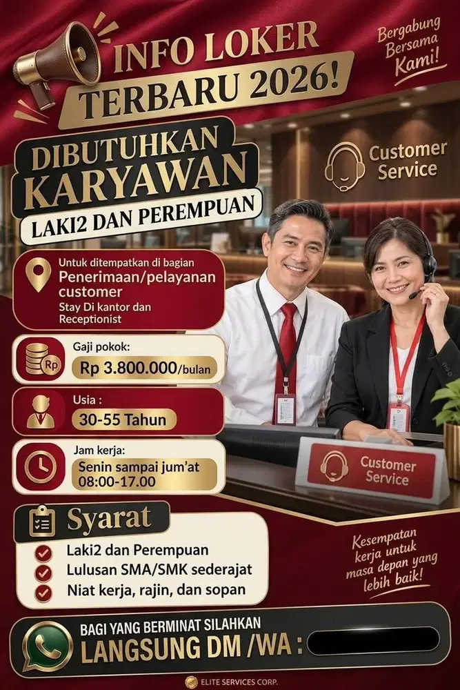 Dibutuhkan segera