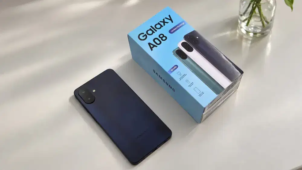 SAMSUNG A08 LTE 4/64, PROMO KREDIT LEBIH MUDAH. DIJAMIN PALING MURAH