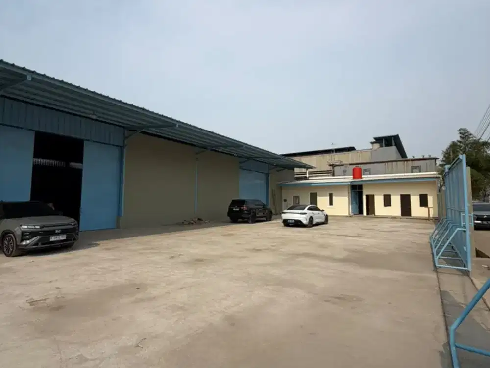 Disewa Gudang Kavling Dpr Cipondoh, Ada Kantor dan Mess Karyawan