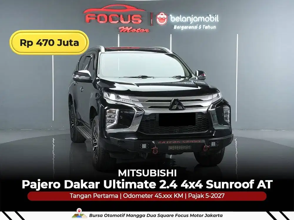 [GARANSI 5THN 4x4] Mitsubishi Pajero Dakar Ultimate 2.4 2021/2022/2023
