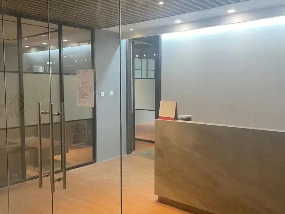 Disewakan office gold coast view timur furnished siap survey lokasi
