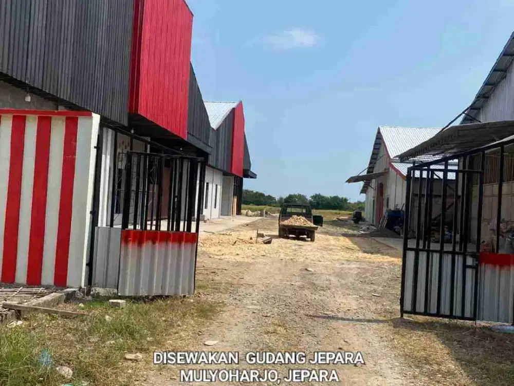 DISEWAKAN GUDANG JEPARA. WAREHOUSE FOR RENT, MULYOHARJO IN JEPARA
