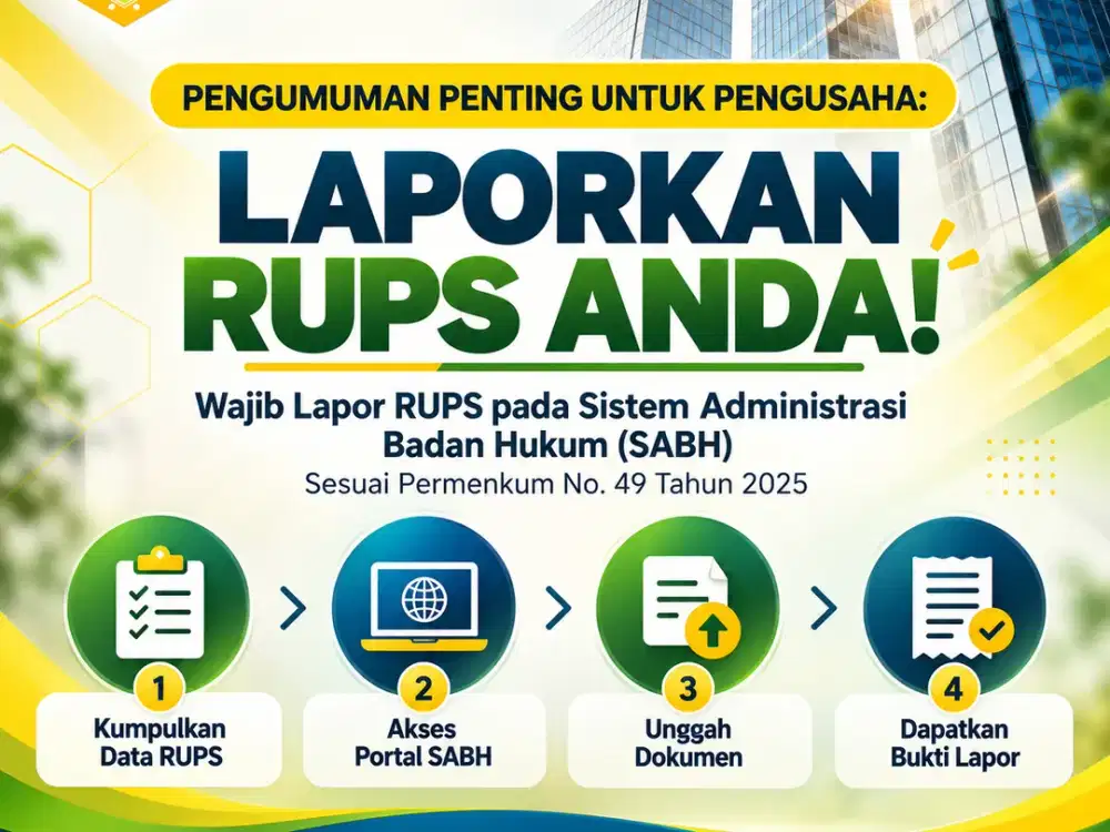 Jasa Pelaporan RUPS Tahunan PT –  Cepat, Mudah & Profesional