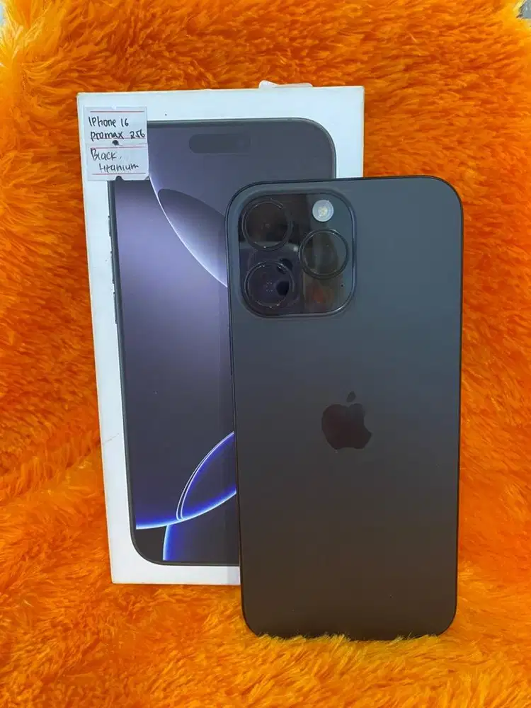 IPhone 16 ProMax 256 Black ex ibox fullset original#3Gcom