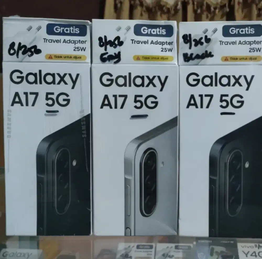 New Samsung Galaxy A17 5G Ram 8/256 GB Garansi Resmi 1 Tahun