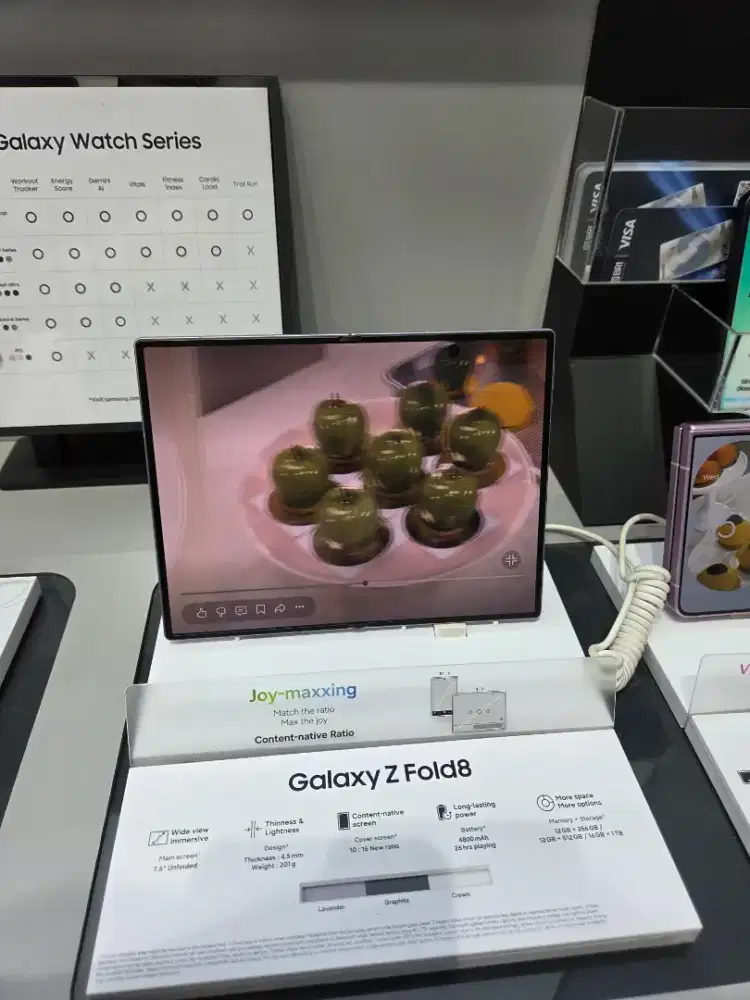 NEW SAMSUNG GALAXY Z FOLD8 12/256GB FREE VOUCHER AKSESORIS 2.5JT